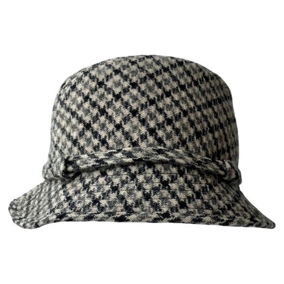Harris Tweed 100% Wool Plaid Walking Hat Custom Tailored Made in Canada - Picture 5 of 7